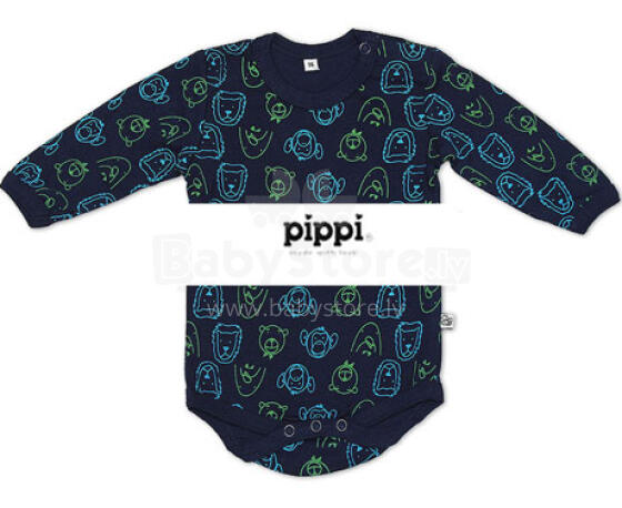 Pippi Art.1419-778 Детский Стильный бодик из натурального хлопка