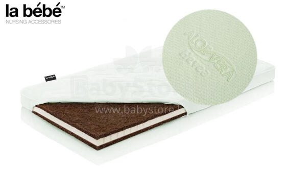 La Bebe™ Aloe Vera Coco-Air-Coco Art.83334 Детский матраc для кроватки 120x60см [air fiber+coco]
