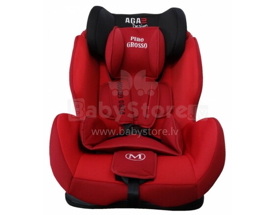 „Aga Design Pero Grosso“ prekės nr .BH12310 Raudona vaiko kėdutė vaikui (9-36)