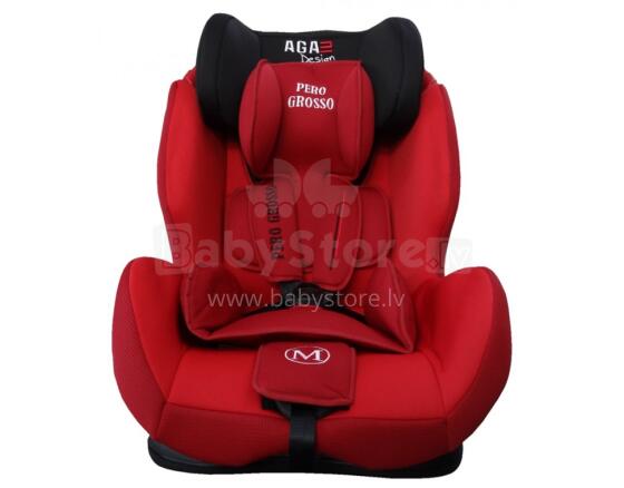 Aga Design Pero Grosso Art.BH12310 Red Детское автомобильное кресло (9-36)