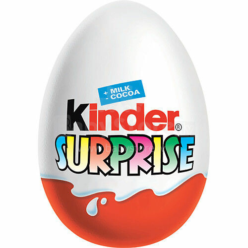 „Kinder Surprise“ straipsnis. 100272 Šokoladinis kiaušinis 20g