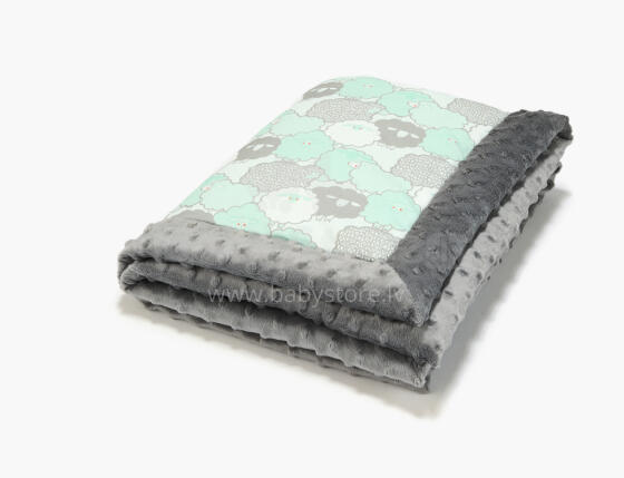 La Millou Art. 83427 Infart Blanket Mint Sheep Family Grey
