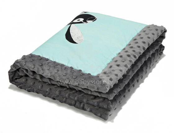 La Millou Art. 83449 Infart Blanket Follow Me Grey Высококачественное детское двустороннее одеяло от Дизайнера Ла Миллоу (65x75 см) 