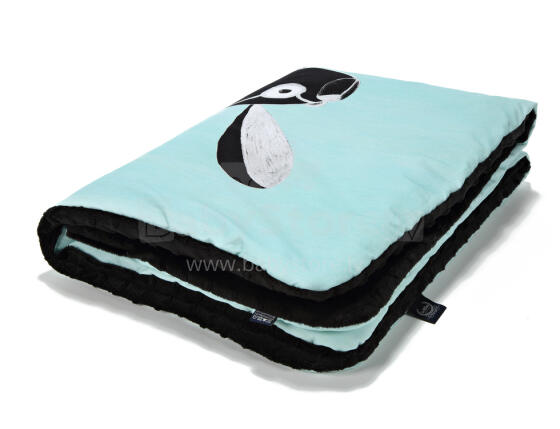 La Millou Art. 83454 Toddler Blanket Follow Me Black Augstākās kvalitātes divpusēja sedziņa (80x100 cm) 