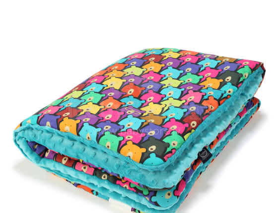 La Millou Art. 83461 Toddler Blanket Jelly Bears Teal
