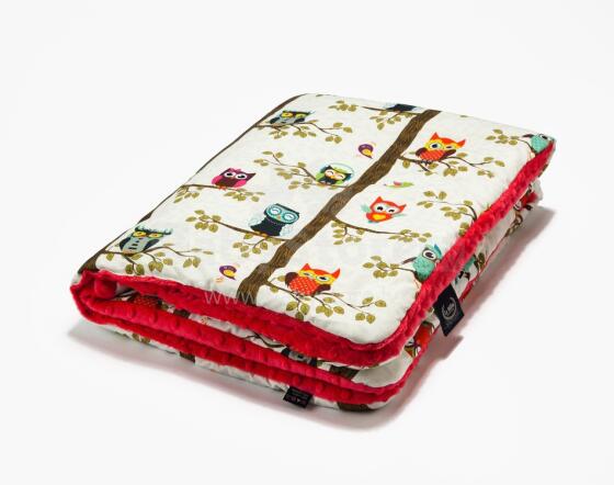 La Millou By Anna Mucha  Art. 83475 Toddler Blanket Owl Radio Watermelon