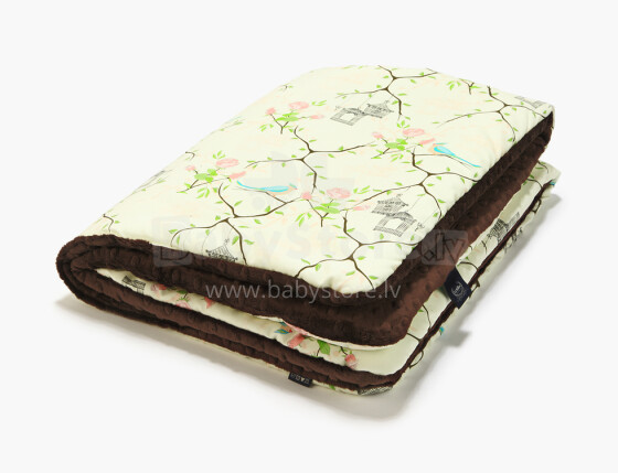„La Millou“ Autorius Magdalena Rozczka Art. 83483 Toddler antklodė „Maggie Rose Vanilla Chocolate Premium“ kokybės dvipusė antklodė (80x100 cm)