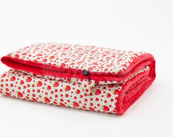 La Millou Art. 83491 Toddler Blanket Strawberry Fields Высококачественное детское двустороннее одеяло от Дизайнера Ла Миллоу (80x100 см)