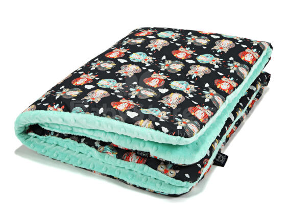 La Millou Art. 83526 Preschooler's Blanket Apacze Lapacze Opal Augstākās kvalitātes divpusēja sedziņa (110x140 cm)