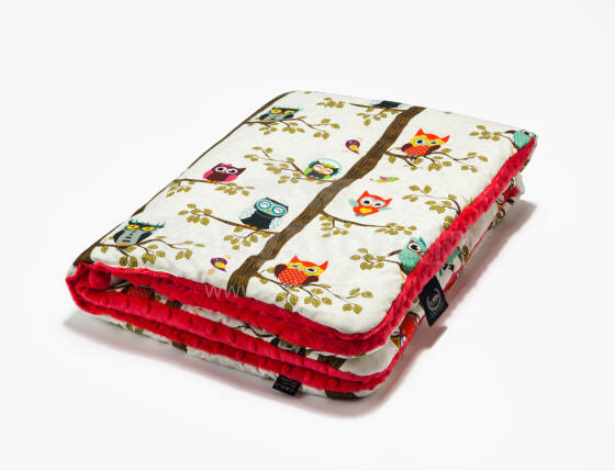 La Millou By Anna Mucha Art. 83527 Preschooler's Blanket Owl Radio Watermelon