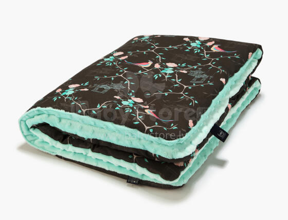 La Millou By Magdalena Rozczka Art. 83529 Preschooler's Blanket Maggie Rose Choco Opal Augstākās kvalitātes divpusēja sedziņa (110x140 cm)