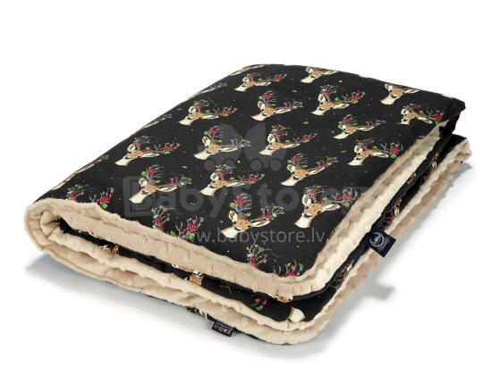 La Millou By Katarzyna Zielinska Art. 83485 Toddler Blanket Oh My Deer Lette Augstākās kvalitātes divpusēja sedziņa (80x100 cm) 