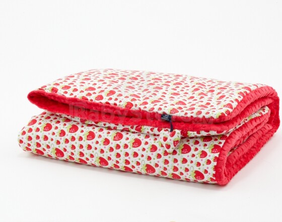 La Millou Art. 83538 Preschooler's Blanket Strawberry Fields Высококачественное детское двустороннее одеяло (110x140 см)