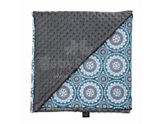 La Millou Art. 83549 Light Blanket M Mosaic Grey Высококачественное детское двустороннее легкое одеяло (80x100 см)