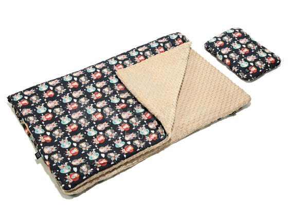 La Millou Art. 83573 Kid Kit Apacze Lapacze Latte Высококачественное детское двустороннее одеяло и подушка