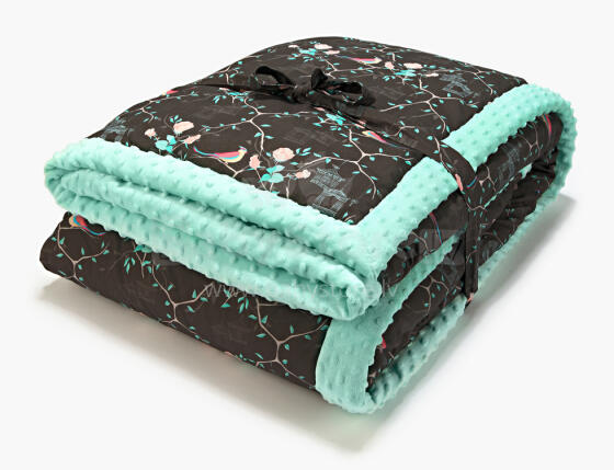 La Millou By Magdalena Rozczka Art. 83586 For Parents Maggie Rose Choco Opal Augstākās kvalitātes divpusēja sega (140x200 cm)