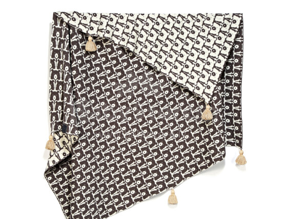 „La Millou“ menas. 83609 p. „Big Cotton Tender“ antklodė „Latte Bears“ aukščiausios kokybės dvipusė antklodė su gobtuvu (95x125 cm)