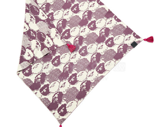 La Millou Art. 83617 Mr. Big Cotton Tender Blanket Lawender Sheep