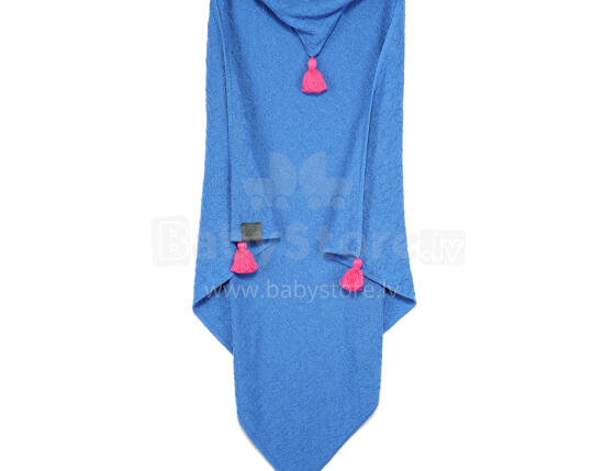 La Millou Art. 83622 Bamboo Tender Blanket Denim Высококачественное детское одеяло из бамбука с капюшоном (80x80 см)