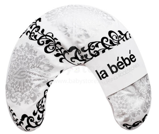 La Bebe™ Mimi Nursing Art.83711 Silver Deco Подковка для сна, путешествий, кормления малыша 19x46cm