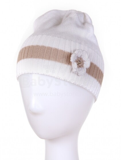 Megzta „Marissa Baby“ megzta medvilninė kepurė, susieta „Lenne '16“ (matmenys: 48–54 cm)