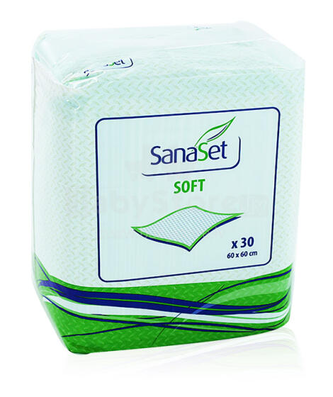 SanaSet Vienreiz-lietojamie autiņi, 30gb 60x60 cm