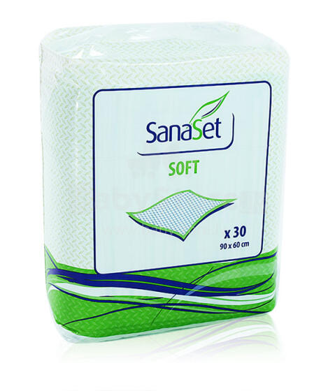SanaSet Пеленки одноразовые впитывающие 30шт.  60x90 см