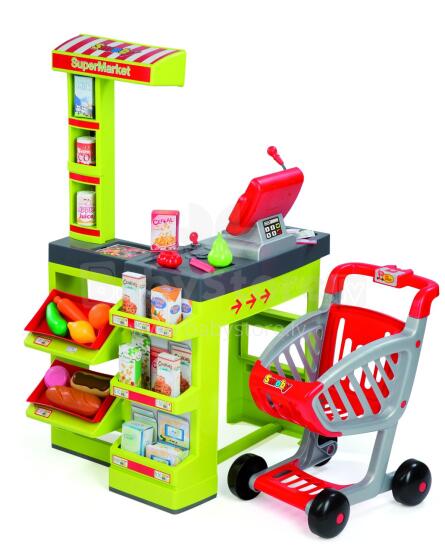 Smoby Art.350202S Электронный интерактивный супермаркет 