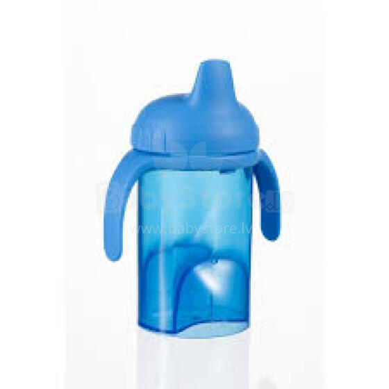Difrax Blue krūzīte ar stingru knupīti 250ml