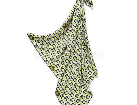 La Millou Art. 83926 Bamboo Wrap Me Up Blanket Panda Gang Высококачественное детское одеяло из бамбука (120x100 см)