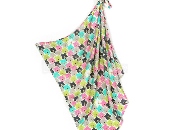 La Millou Art. 83928 Bamboo Wrap Me Up Blanket Polar Bears Высококачественное детское одеяло из бамбука (120x100 см)