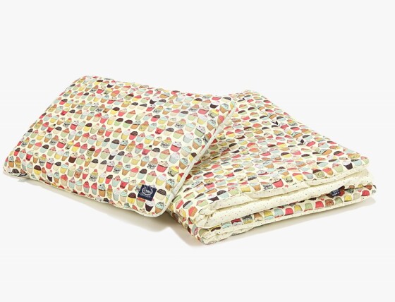 La Millou Art. 83972 Bedclouthes S Cupcakes&Sweet Drops Высококачественное детское одеяло и подушка