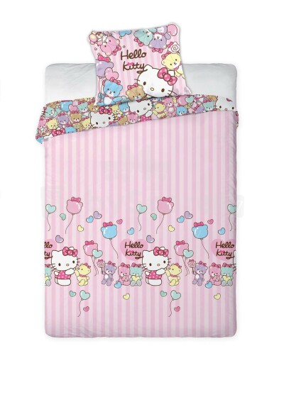 Faro Tekstylia Disney Hello Kitty Bedding  Фланелевое  постельное белье  160x200см