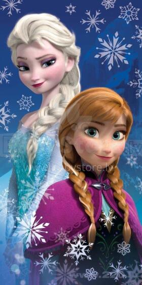 Faro Tekstylia Beach Towel Frozen Bērnu mīksts dabīgas kokvilnas dvielis 70х140cm