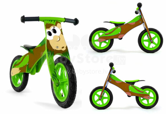 Aga Design Art.W16C026 Monkey Bērnu skrējritenis ar gumijas riteņiem
