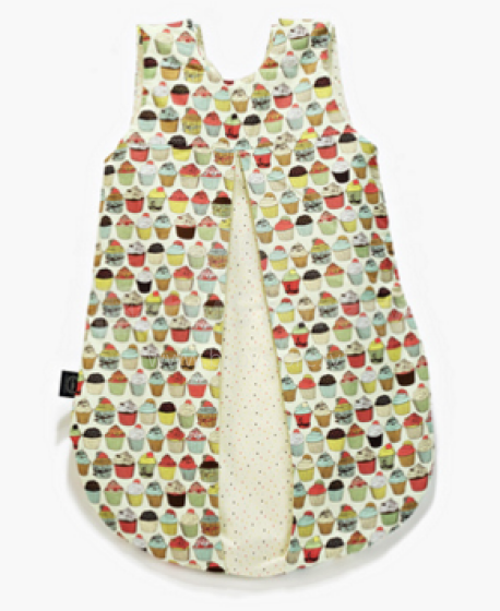 La Millou Art. 84080 Sleeping Bag S Cupcakes&Sweet Drops Детский спальный мешок с застежкой на молнии