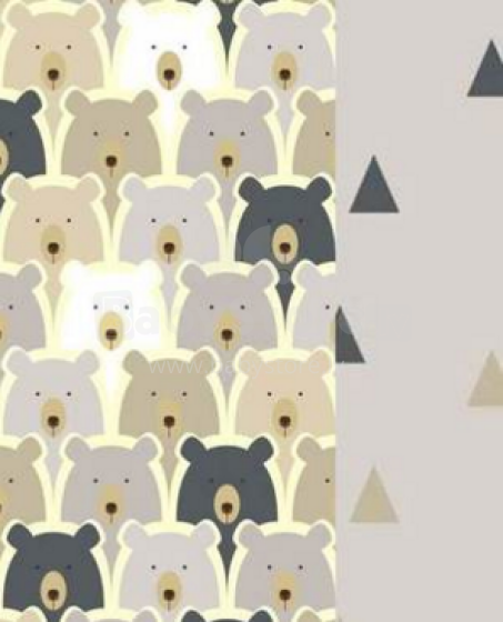 La Millou Art. 84089 Sleeping Bag S Pure Diamonds&Bears Детский спальный мешок с застежкой на молнии