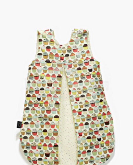 La Millou Art. 84096 Sleeping Bag M Cupcakes&Sweet Drops Детский спальный мешок с застежкой на молнии