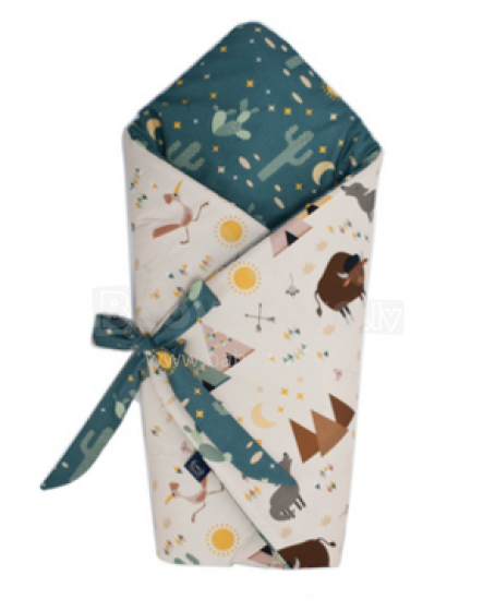 La Millou Art. 84145 Baby Horn Buffalo&Wild Night Жесткий конвертик для новорождённого (75х75 см)