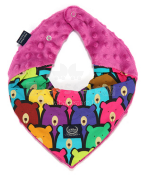 La Millou Art. 84148 Warm Neck Jelly Bears&Raspberry Šalle-lakatiņš