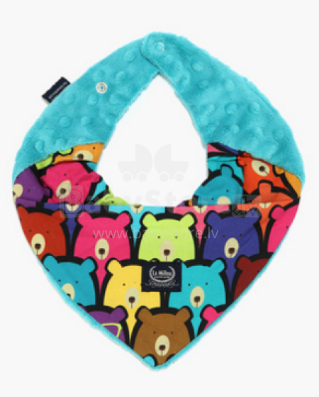 La Millou Art. 84149 Warm Neck Jelly Bears&Teal Шарфик-бандана
