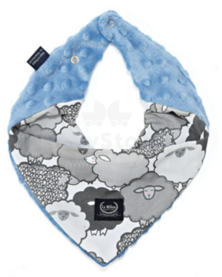 La Millou Art. 84151 Warm Neck Graphite Sheep Family&Sky Šalle-lakatiņš