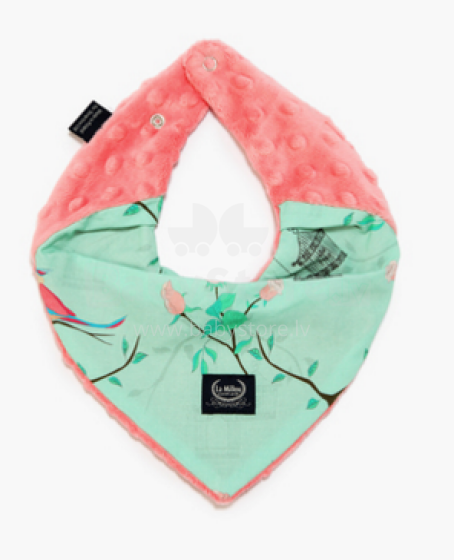 La Millou By Magdalena Rozczka Art. 84160 Warm Neck Maggie Rose Mint&Coral Šalle-lakatiņš