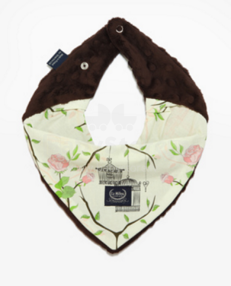 La Millou By Magdalena Rozczka Art. 84162 Warm Neck Maggie Rose Vanilla&Chocolate Šalle-lakatiņš