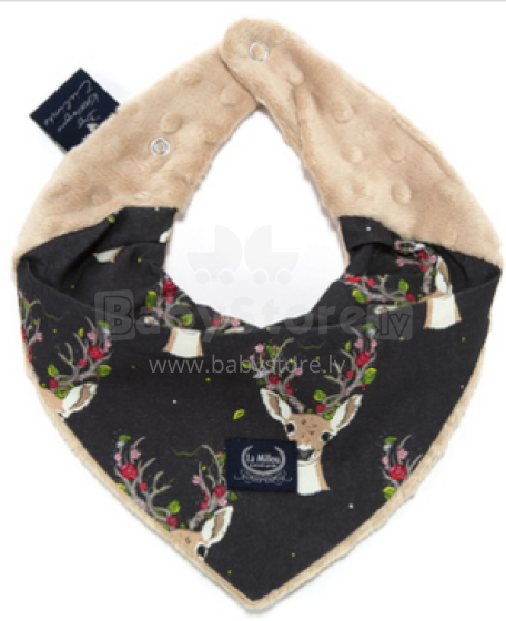 La Millou By Katarzyna Zielinska Art. 84180 Warm Neck Oh My Deer&Latte Šalle-lakatiņš