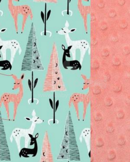 La Millou Art. 84194 Warm Neck Mint Bambi&Coral Šalle-lakatiņš