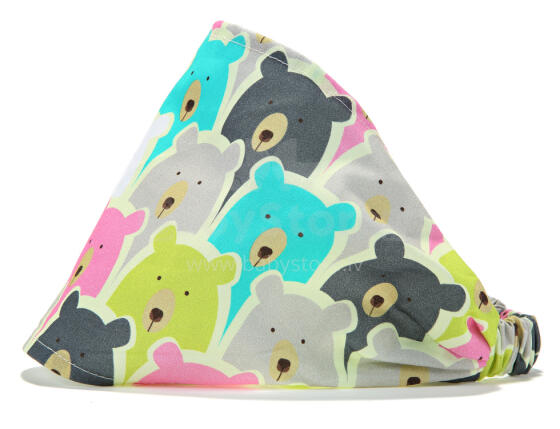 La Millou Art. 84221 Headband Polar Bears Mazuļu kovilnas cepure-lakatiņš