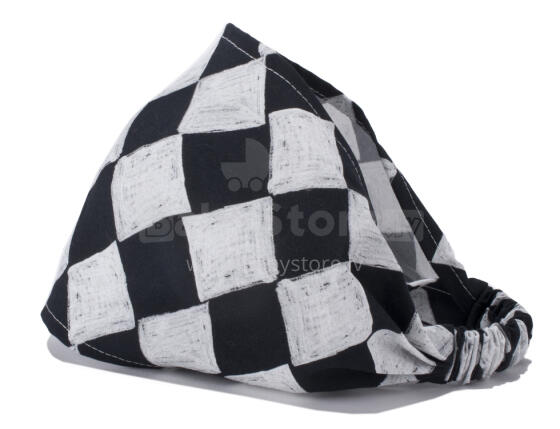 La Millou Art. 84226 Headband Follow Me Chessboard Mazuļu kovilnas cepure-lakatiņš