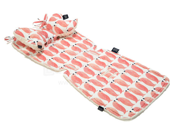 La Millou Art. 84249 Stroller Pad Penguin Pepe&Ecru Mīksts ieliktnis ratiņiem