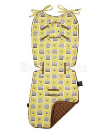 La Millou Art. 84250 Stroller Pad Lion Lion&Caramel Мягкий вкладыш для коляски